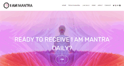 Desktop Screenshot of iammantra.com